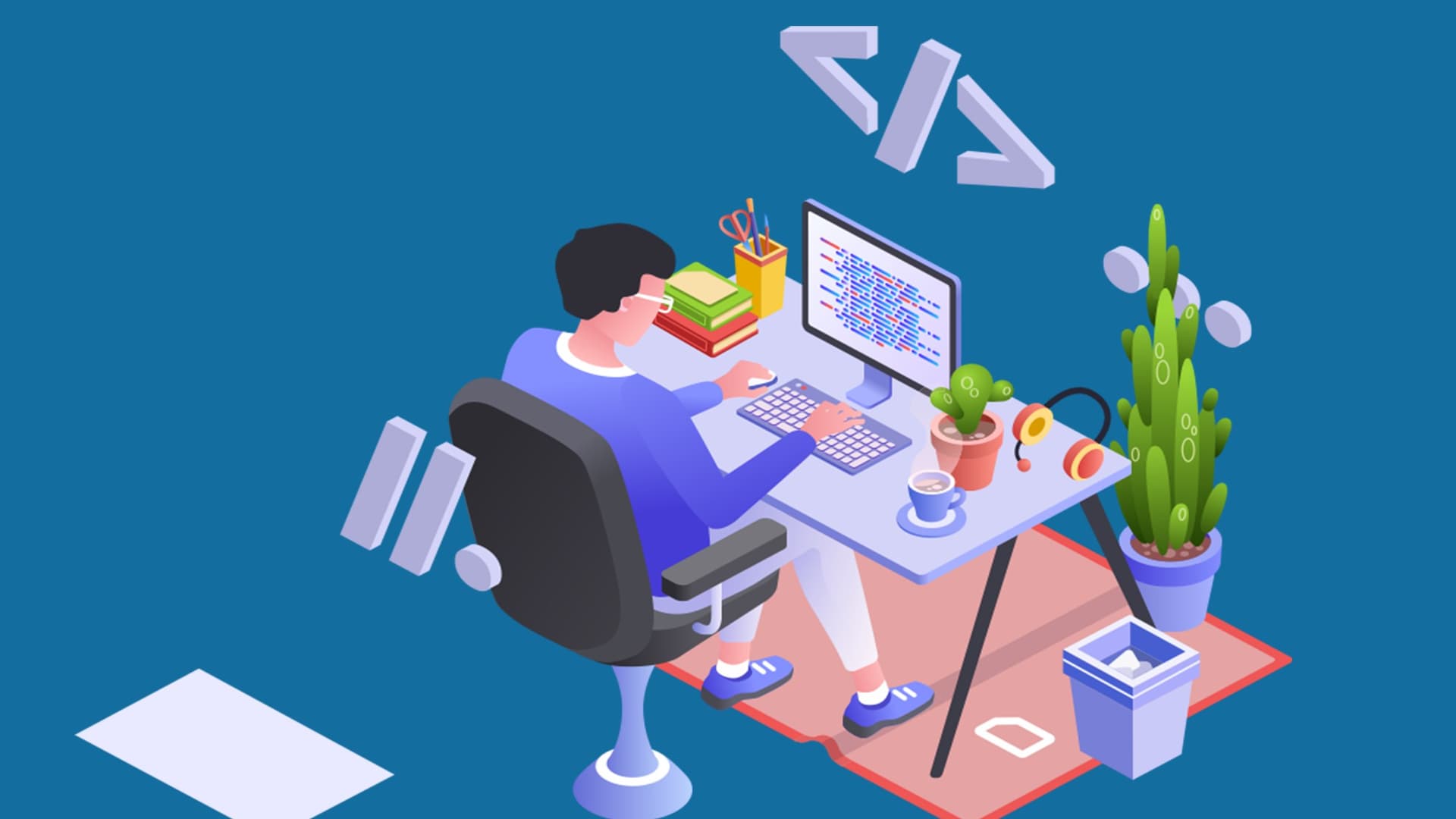 Developer at work