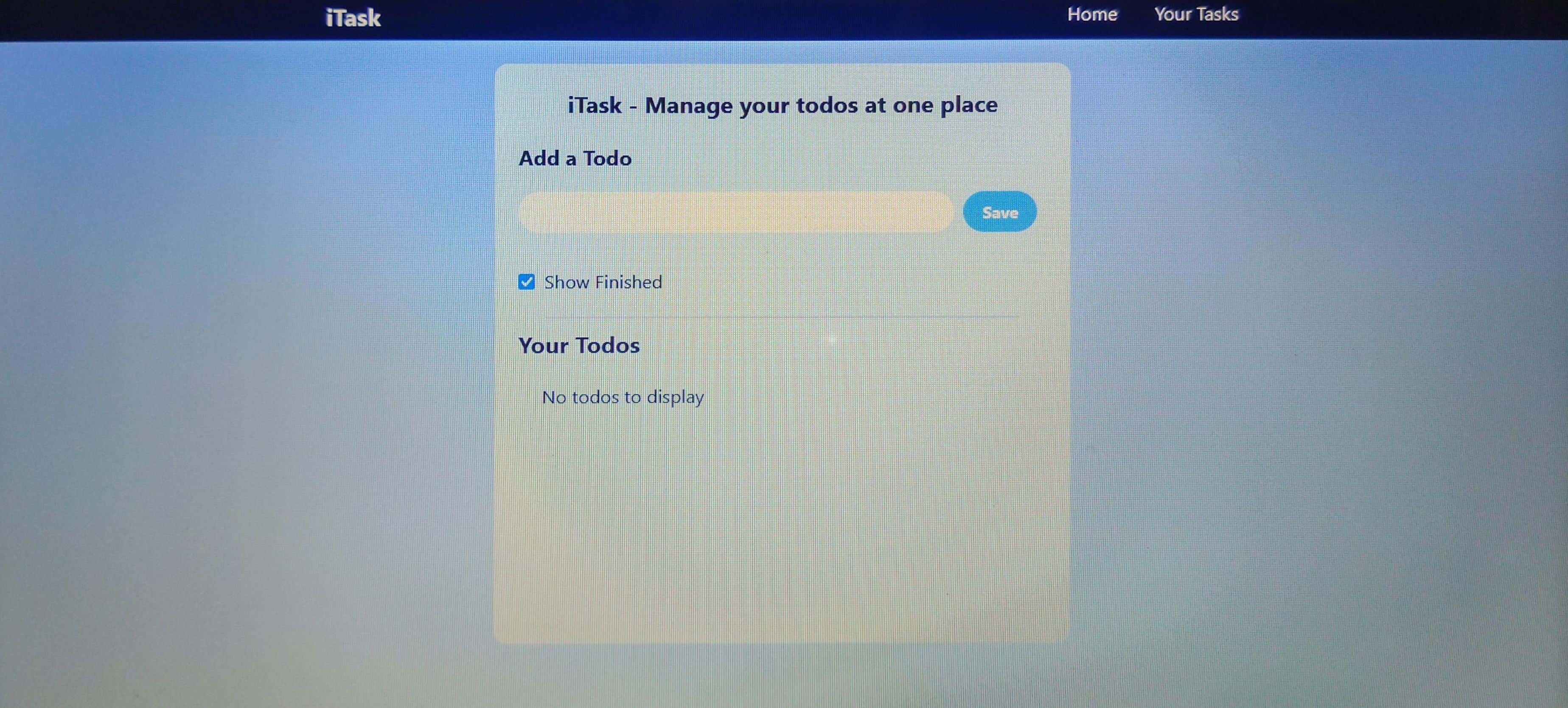 Todo App (React)